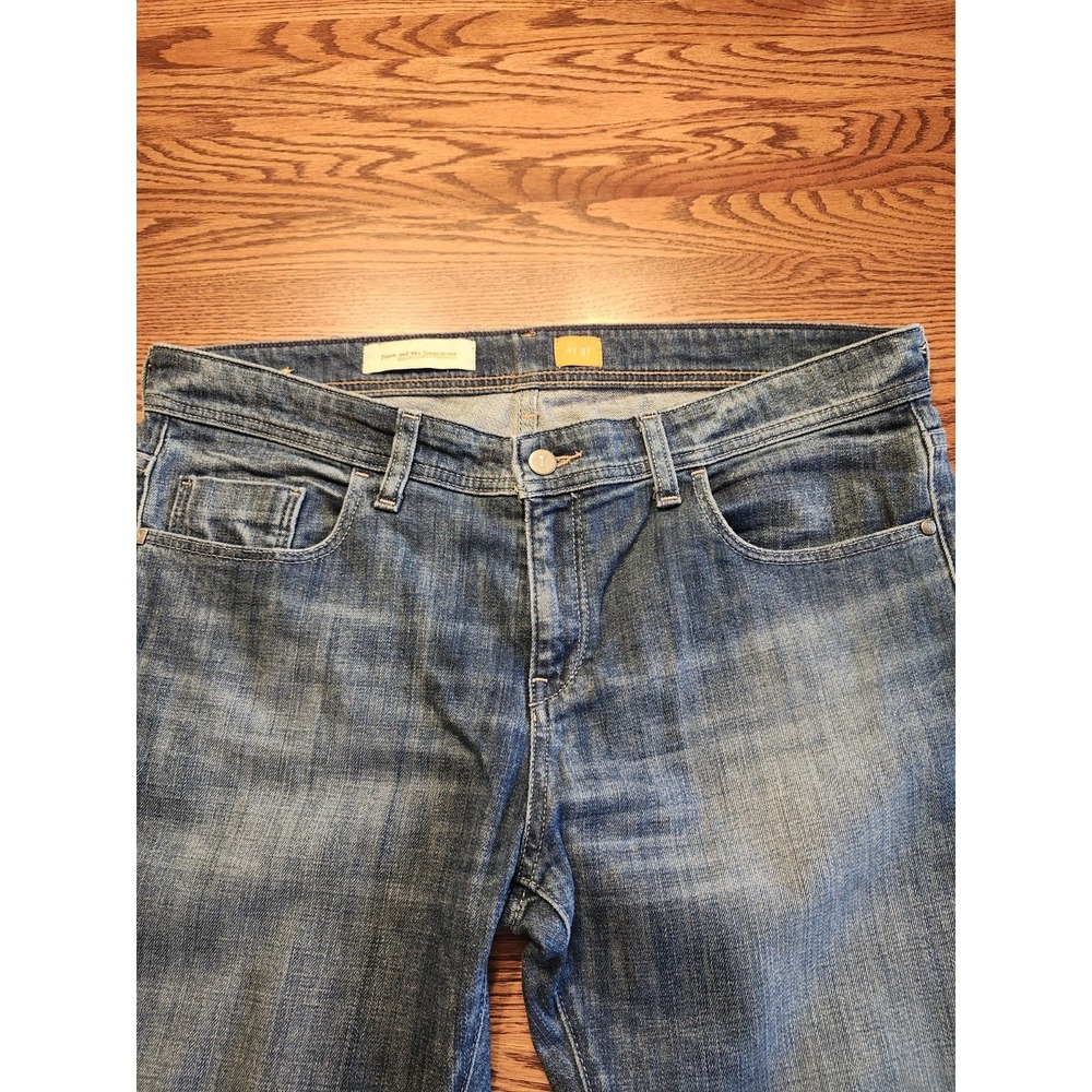Pilcro and The Letterpress Jeans Womens Size 31 Anthropologie Hyphen Knee Patch - Picture 7 of 15
